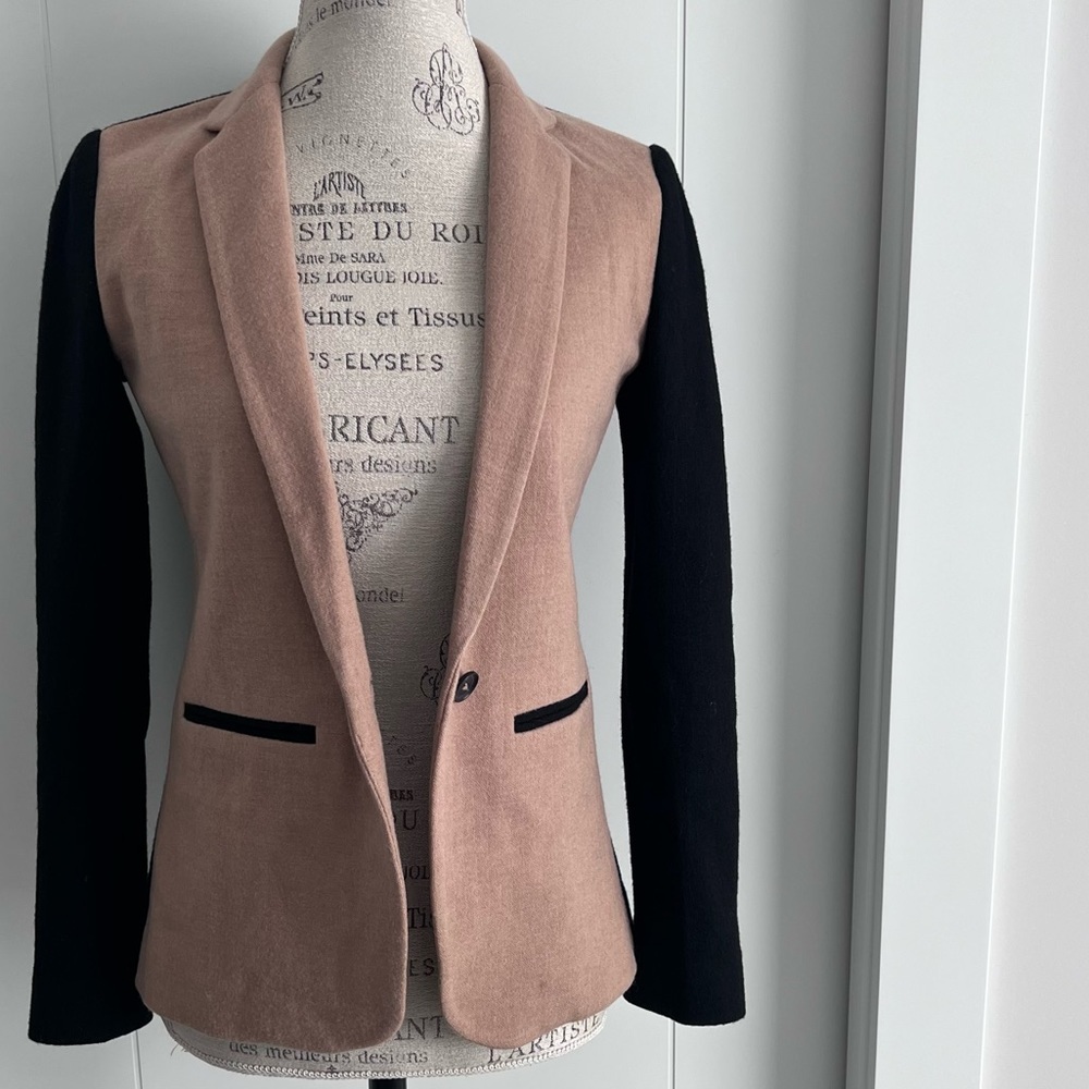 J.Crew Two-Tone Wool Blazer